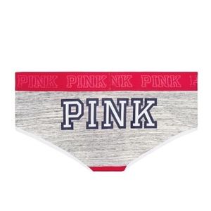New Victoria’s Secret PINK Colorblock Logo Hipster Panties - Large